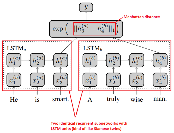 Siamese LSTM Architecture