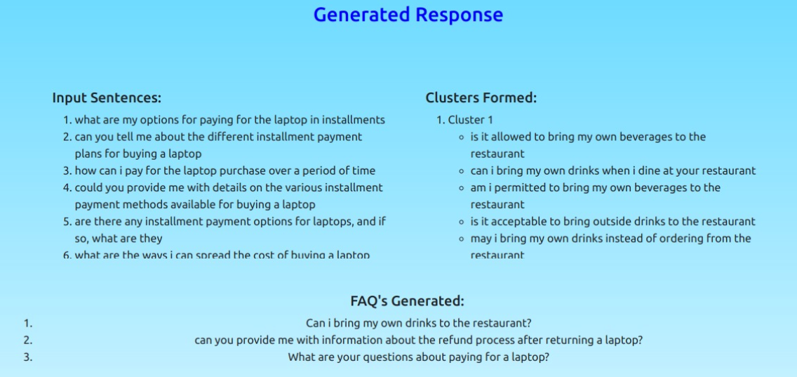 Email queries after passing through each subsystem