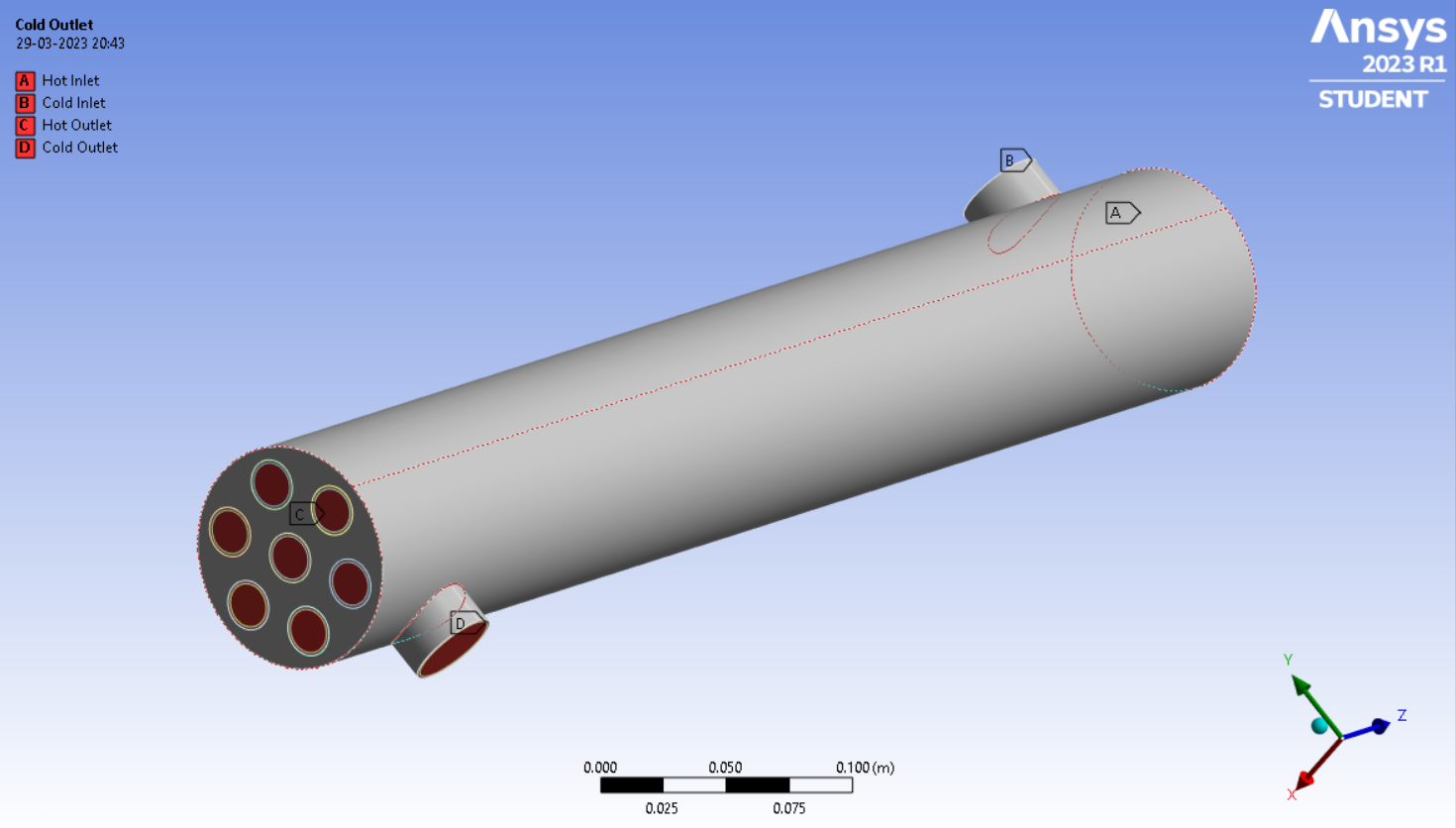 Named selection for STHE with 7 Tubes